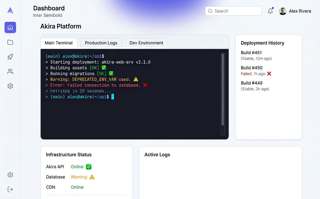 Integrated browser-based terminal with colorful output